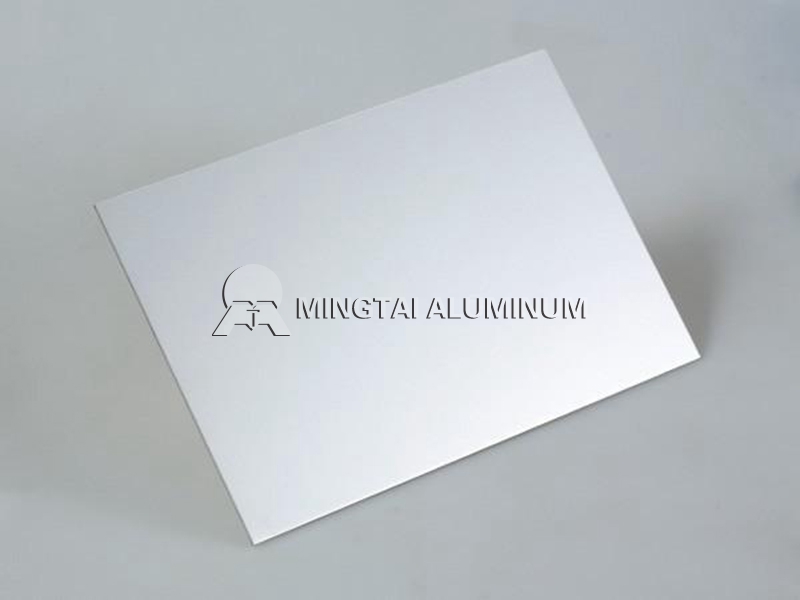 Anodized aluminum plate