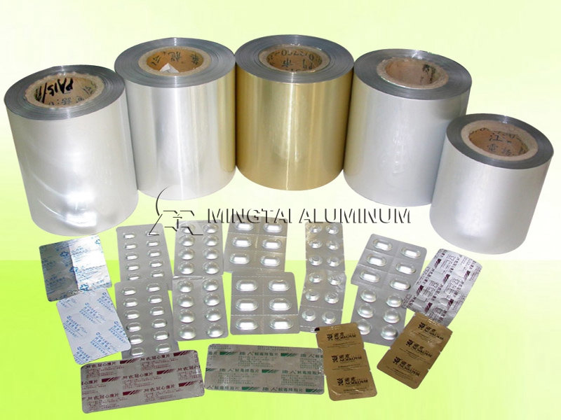 Pharmaceutical aluminum foil